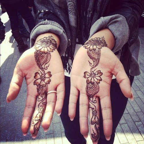 Body paint or Tattoo With Henna